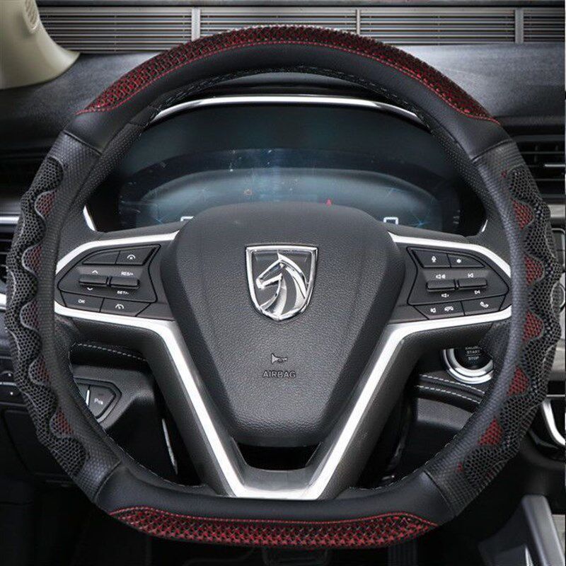 Specially Designed for 21 Models of Baojun 530, 510, 730, 310W, No-Sew Car Steering Wheel Cover, Genuine Leather Anti-Slip Handle Cover Honeycomb-D Type-Burgundy
Specially Designed for 21 Models of Baojun 530, 510, 730, 310W, No-Sew Car Steering Wheel Cover, Genuine Leather Anti-Slip Handle Cover Honeycomb-D Type-Burgundy
