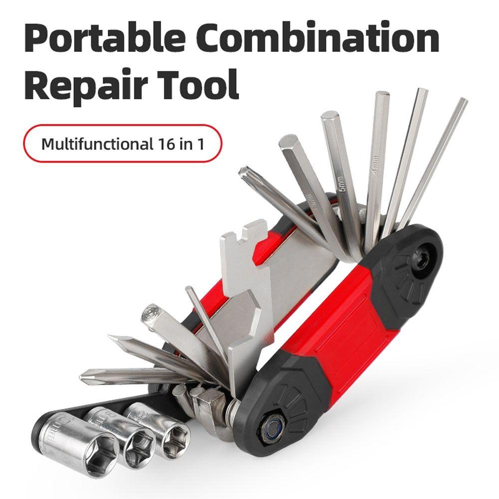Socket Wrench Bicycle Multi-function Tool Hexagonal Screwdriver Multifunctional Combination Tool красный
Socket Wrench Bicycle Multi-function Tool Hexagonal Screwdriver Multifunctional Combination Tool красный