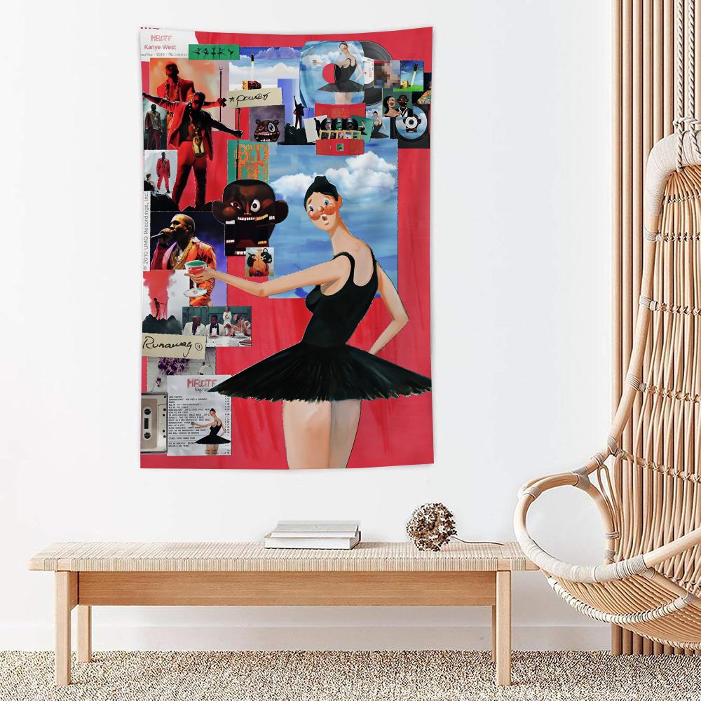 Album Rapper KKanye West Tapestry Microfiber Wall Hanging For Bedroom Living Room Decor Outdoor Festival Garden Bar Background 74x94cm(29x37in)
Album Rapper KKanye West Tapestry Microfiber Wall Hanging For Bedroom Living Room Decor Outdoor Festival Garden Bar Background 74x94cm(29x37in)