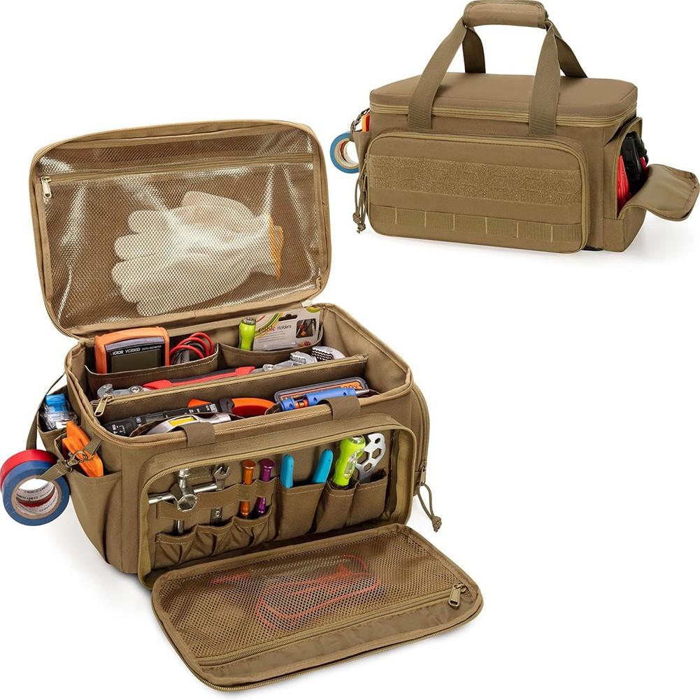 Lightweight yet 14 Inch Tool Bag for Easy Transport of Essential Tools хаки
Lightweight yet 14 Inch Tool Bag for Easy Transport of Essential Tools хаки