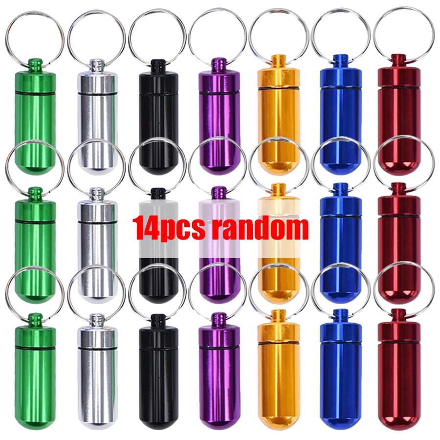 14pcs 4.8cm Aluminum Alloy Pill Boxes Portable Waterproof Medicine Storage Jars for Outdoor Survival & Daily Pill Organization
14pcs 4.8cm Aluminum Alloy Pill Boxes Portable Waterproof Medicine Storage Jars for Outdoor Survival & Daily Pill Organization