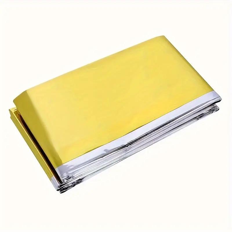 Lightweight Portable Emergency Blanket, All-Season Polyester Film Survival Blanket for Camping & Hiking золотой
Lightweight Portable Emergency Blanket, All-Season Polyester Film Survival Blanket for Camping & Hiking золотой