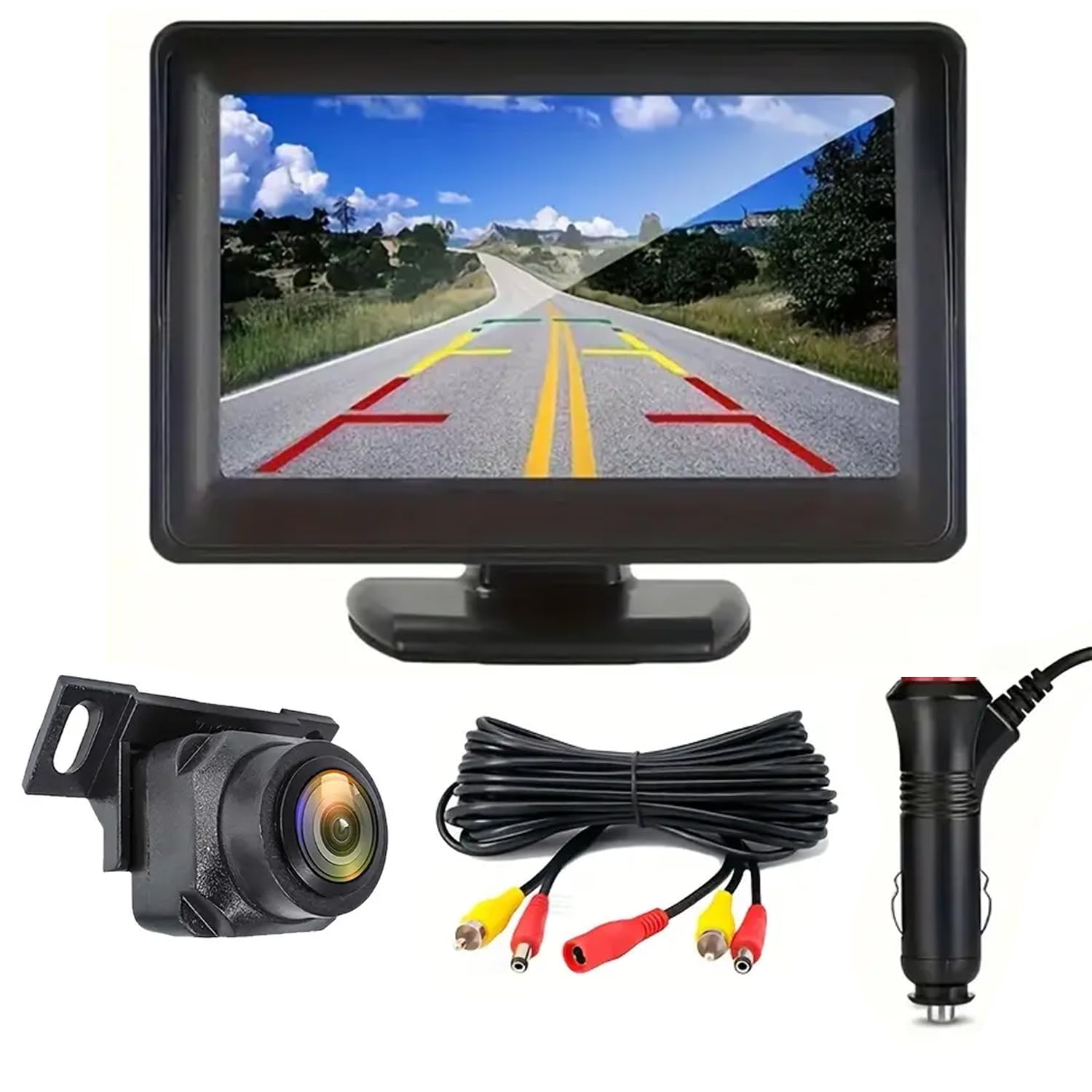 Stynxro Камера заднего вида IP67 Помощь при парковке ЖК-дисплей Задний ход Совместима с 12V и минивэнами Комплект, Водонепроницаемая, Система, 4,3-дюймовый монитор, Сверхширокий угол обзора 140°,
Stynxro Камера заднего вида IP67 Помощь при парковке ЖК-дисплей Задний ход Совместима с 12V и минивэнами Комплект, Водонепроницаемая, Система, 4,3-дюймовый монитор, Сверхширокий угол обзора 140°,