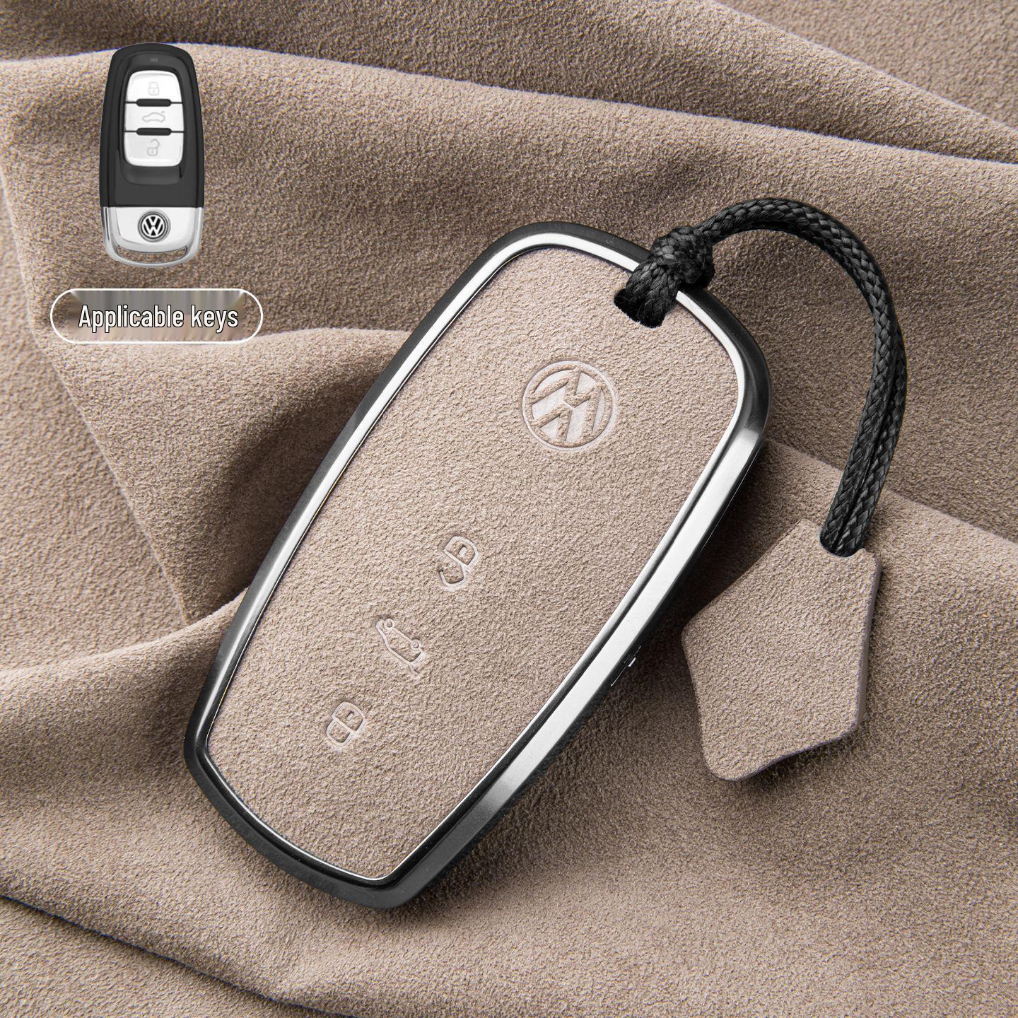 Premium Suede Key Cover for Volkswagen Phideon (2016-2021), Unisex Design
Premium Suede Key Cover for Volkswagen Phideon (2016-2021), Unisex Design