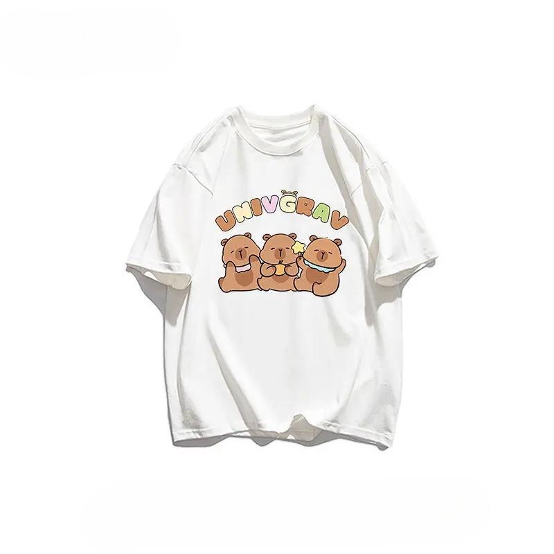 Capybara Streetwear White Fashion Cute Women TShirts Harajuku Kawaii Clothes Short Sleeve Summer Tees Casual FeUnisex Tops ONeck 4XL
Capybara Streetwear White Fashion Cute Women TShirts Harajuku Kawaii Clothes Short Sleeve Summer Tees Casual FeUnisex Tops ONeck 4XL