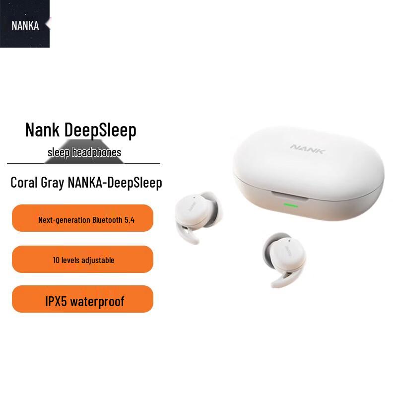 Nank Silent DeepSleep Active Noise Cancelling Sleep Earphones
Nank Silent DeepSleep Active Noise Cancelling Sleep Earphones