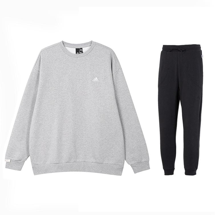 Adidas Толстовка свободного кроя с круглым вырезом и длинными рукавами на флисовой подкладке и однотонные спортивные штаны с манжетами, повседневный спортивный комплект IV7599+HU1510 XL
Adidas Толстовка свободного кроя с круглым вырезом и длинными рукавами на флисовой подкладке и однотонные спортивные штаны с манжетами, повседневный спортивный комплект IV7599+HU1510 XL