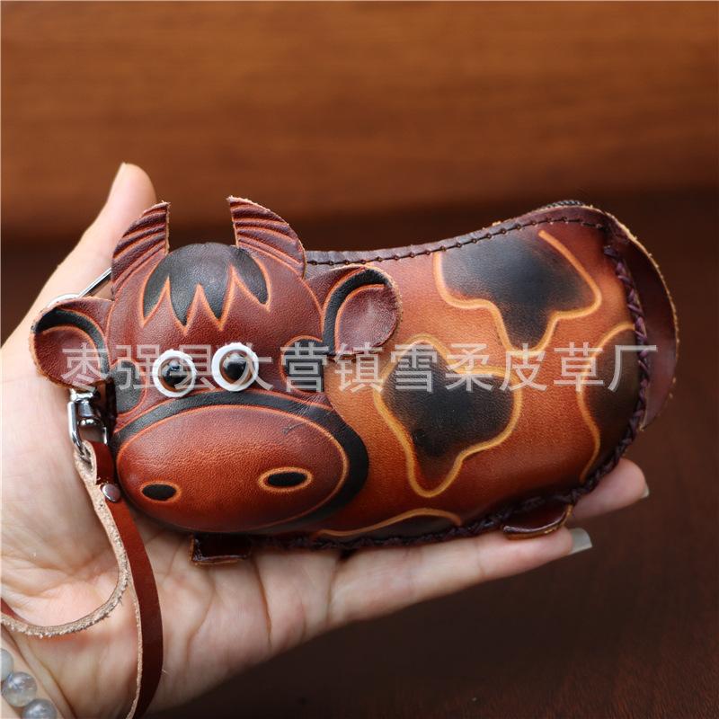 First Layer Cowhide Creative Cartoon Calf Change Bag Car Key Bag Children S Tree Paste Leather Zodiac Mini Hand Bag коричневий
First Layer Cowhide Creative Cartoon Calf Change Bag Car Key Bag Children S Tree Paste Leather Zodiac Mini Hand Bag коричневий