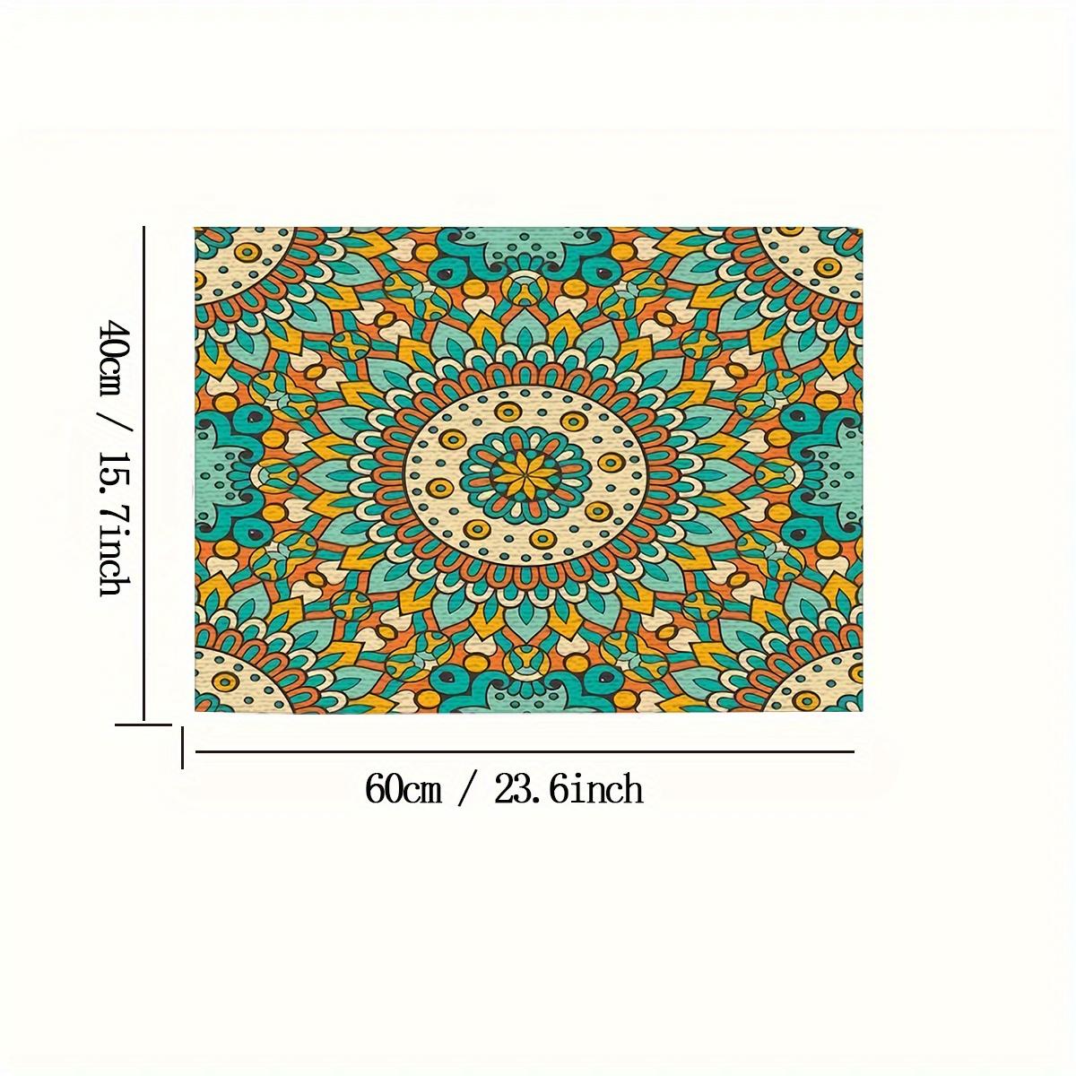 1 шт. Зеленый коврик для двери с принтом мандалы, кухонный коврик, пылезащитный ковер, придверный коврик, для спальни, гостиной, сада, коврик для пола в ванной 50x80cm
1 шт. Зеленый коврик для двери с принтом мандалы, кухонный коврик, пылезащитный ковер, придверный коврик, для спальни, гостиной, сада, коврик для пола в ванной 50x80cm