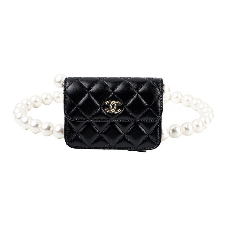 Chanel Quilted Black Lambskin Leather CC Logo Mini Flap Bag With Pearl Chain Strap For Women Luxury Daily Use Basic Set (Bag+Dust Bag)
Chanel Quilted Black Lambskin Leather CC Logo Mini Flap Bag With Pearl Chain Strap For Women Luxury Daily Use Basic Set (Bag+Dust Bag)