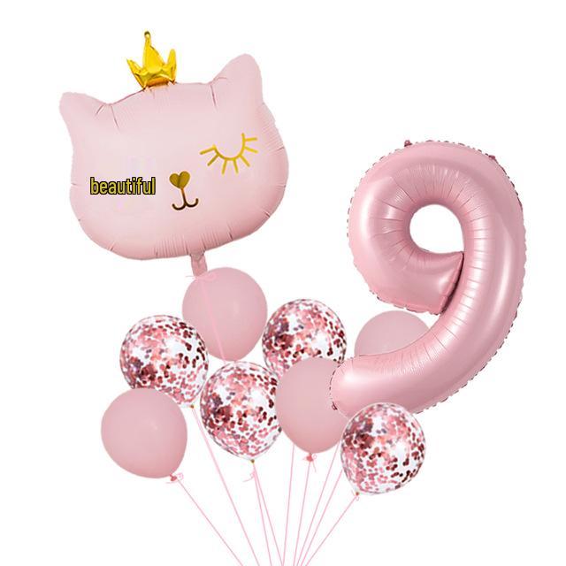 40 Kitten Number Balloon Bouquet for Kids 1st Birthday – Crown Cat Foil Balloons Set
40 Kitten Number Balloon Bouquet for Kids 1st Birthday – Crown Cat Foil Balloons Set