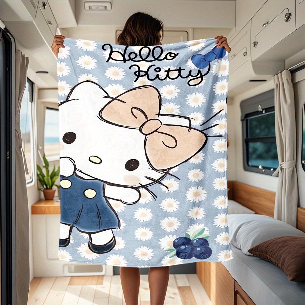 1pc Hello, Kitty, Blueberries RV Blanket, Digital Printed Flannel Blanket, Multi-Purpose Four Seasons Hypoallergenic Quilt for Sofa, Bed, Of 130x150cm
1pc Hello, Kitty, Blueberries RV Blanket, Digital Printed Flannel Blanket, Multi-Purpose Four Seasons Hypoallergenic Quilt for Sofa, Bed, Of 130x150cm