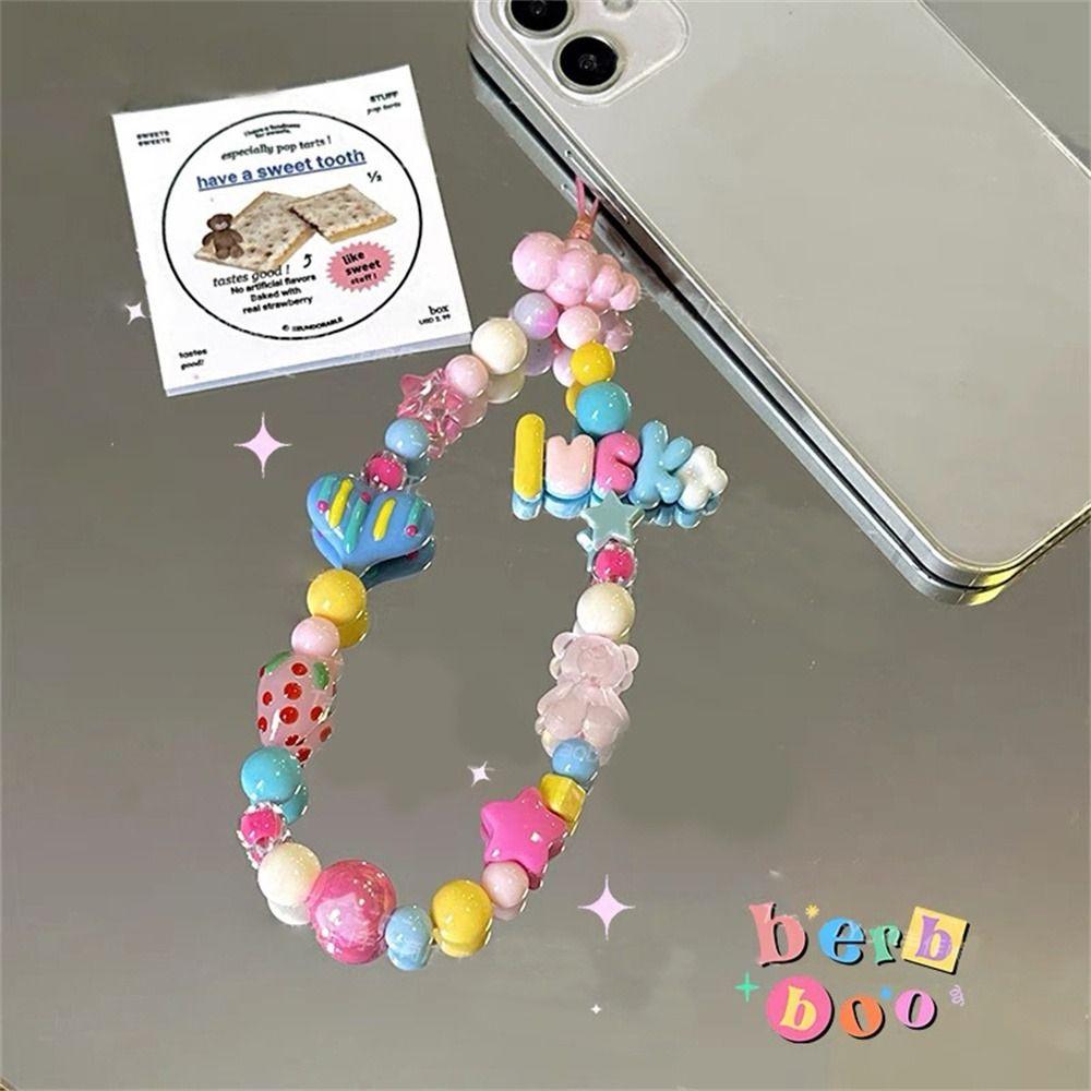 Hamburg Cheese Phone Wrist Strap Hanging Cord Phone Lanyard Exquisite Beads Phone Chain Sweet Girl Style 3
Hamburg Cheese Phone Wrist Strap Hanging Cord Phone Lanyard Exquisite Beads Phone Chain Sweet Girl Style 3