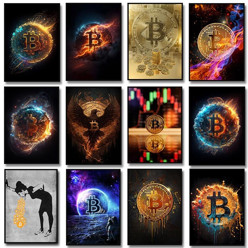 Neon Bitcoin Canvas Painting Ethereum Art Posters and Print Modern Fashion Pop Wall Pictures for Living Room Home Office Decor 21cm×30cm NoFrame
Neon Bitcoin Canvas Painting Ethereum Art Posters and Print Modern Fashion Pop Wall Pictures for Living Room Home Office Decor 21cm×30cm NoFrame
