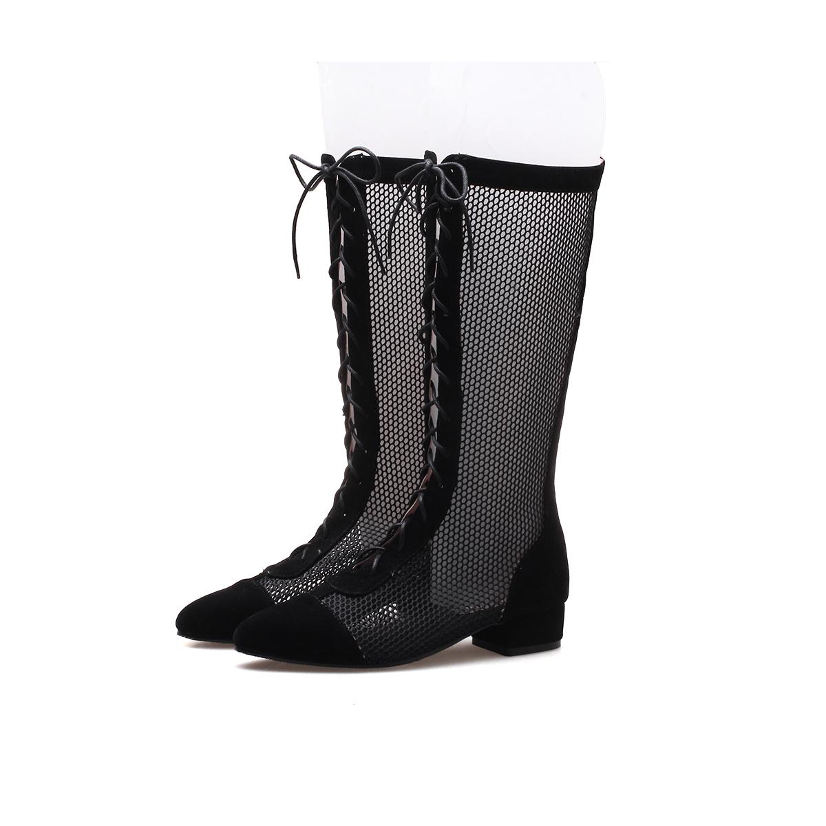 Women s low-heeled net boots spring and summer new thick-heeled net boots sexy versatile large-size guy cool boots 36 чёрный
Women s low-heeled net boots spring and summer new thick-heeled net boots sexy versatile large-size guy cool boots 36 чёрный