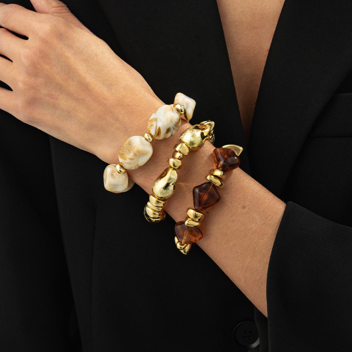 Ingemark 3 Pcs/Set Vintage Creative Resin Bracelets Women 2026 New Trend Irregular CCB Resilient Hand Chain Party Jewelry Gift
Ingemark 3 Pcs/Set Vintage Creative Resin Bracelets Women 2026 New Trend Irregular CCB Resilient Hand Chain Party Jewelry Gift
