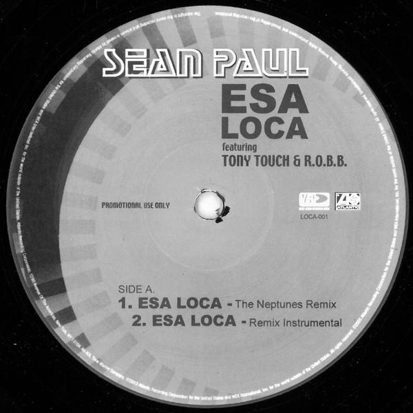12inch Record SEAN PAUL - Esa Loca LOCA001 Atlantic 2002 Europe Rap & Hip-Hop/R&B Used
12inch Record SEAN PAUL - Esa Loca LOCA001 Atlantic 2002 Europe Rap & Hip-Hop/R&B Used