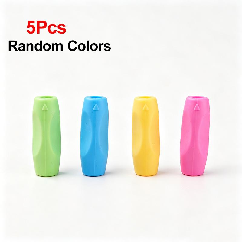 Silicone Pencil Grips, 5/10pcs Posture Correction Pen Holders For Kids & Students,Adjustable Holder,Random Colors
Silicone Pencil Grips, 5/10pcs Posture Correction Pen Holders For Kids & Students,Adjustable Holder,Random Colors
