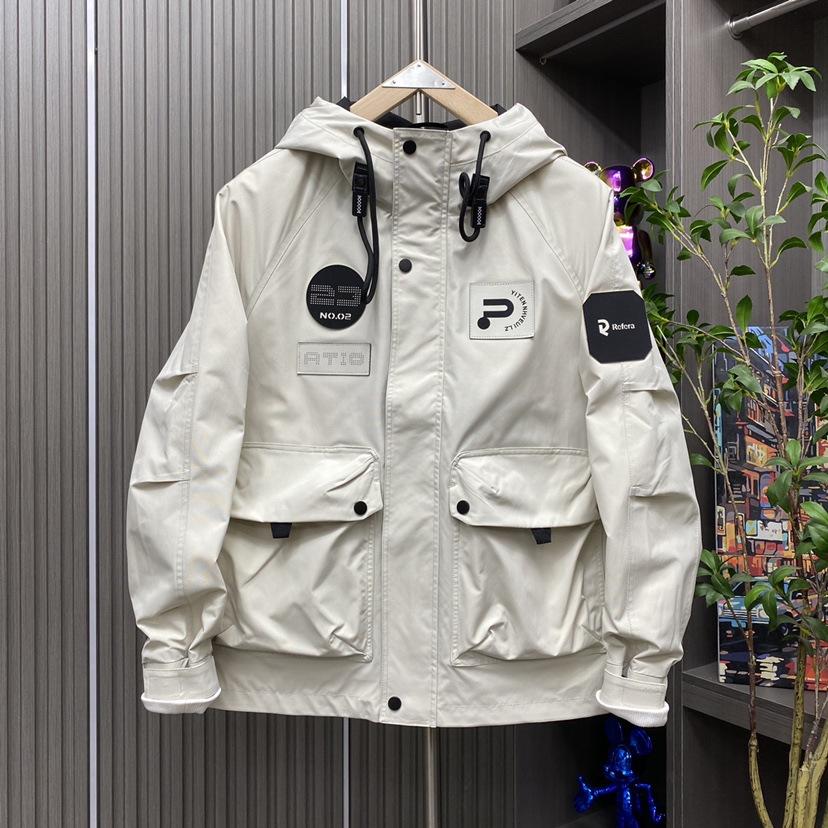 Spring and Autumn New Hooded Loose Jacket Men s Korean Version Versatile Jacket Youth Fashion Jacket M слоновая кость
Spring and Autumn New Hooded Loose Jacket Men s Korean Version Versatile Jacket Youth Fashion Jacket M слоновая кость