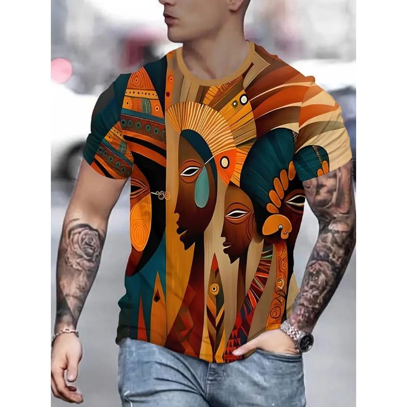 Мужская яркая футболка с африканским искусством, напечатанная 3D, легкий полиэстер, короткий рукав, круглый вырез, привлекательный геометрический узор, повседневная летняя одежда XL
Мужская яркая футболка с африканским искусством, напечатанная 3D, легкий полиэстер, короткий рукав, круглый вырез, привлекательный геометрический узор, повседневная летняя одежда XL