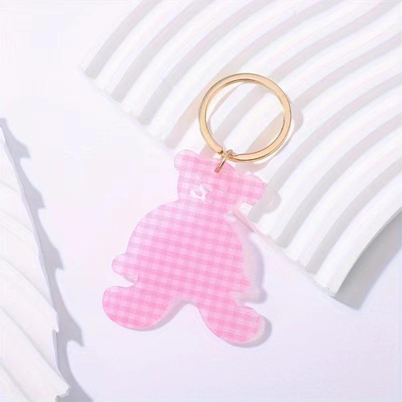Acrylic Bear Plaid Girl Wind Mobile Phone Chain Accessories Keychain Diy Cute Pendant світло-рожевий колір
Acrylic Bear Plaid Girl Wind Mobile Phone Chain Accessories Keychain Diy Cute Pendant світло-рожевий колір