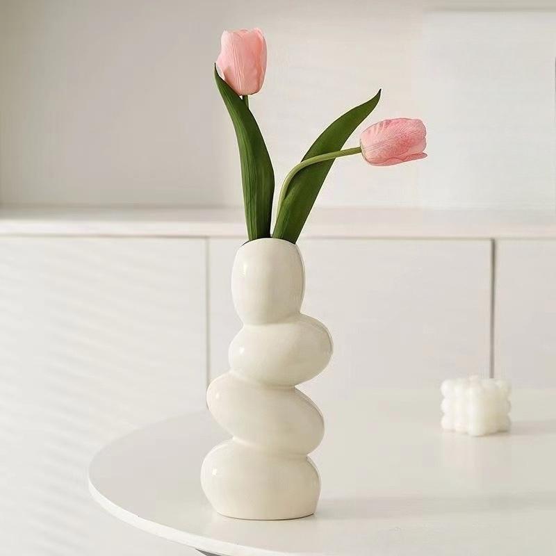 Luxury Pebble Vase Decor Minimalist Flower Pot for Living Room TV Cabinet Desktop Ornament белый
Luxury Pebble Vase Decor Minimalist Flower Pot for Living Room TV Cabinet Desktop Ornament белый