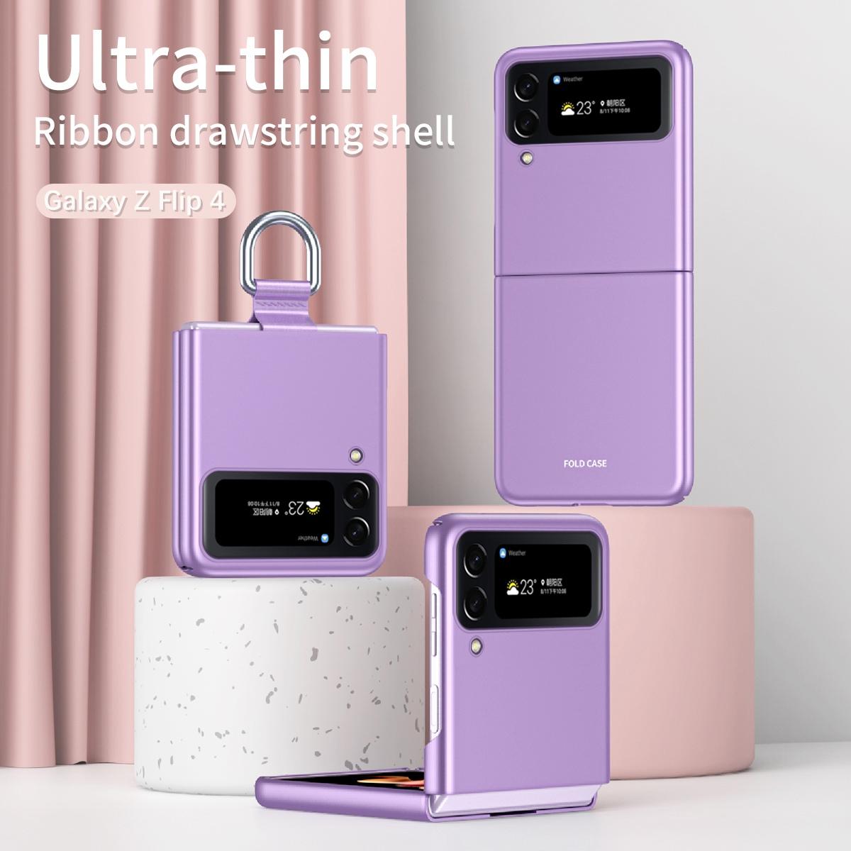 For Samsung Galaxy Z Flip4 5G Ribbon Metal Ring Holder Ultra-slim Anti-fingerprint Hard PC Cell Phone Case Cover Sapphire
For Samsung Galaxy Z Flip4 5G Ribbon Metal Ring Holder Ultra-slim Anti-fingerprint Hard PC Cell Phone Case Cover Sapphire