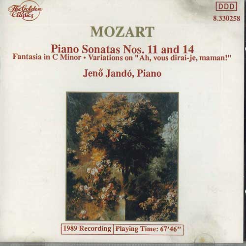 CD JENO JANDO - Mozart Piano Sonatas Nos.11 And 14 8330258 GOLDEN CLASSICS Non Japan Classical Used
CD JENO JANDO - Mozart Piano Sonatas Nos.11 And 14 8330258 GOLDEN CLASSICS Non Japan Classical Used