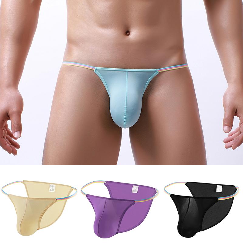 Men Breathable Thong Ice Silk Briefs Boxer Low Waist Underpants Underwear Briefs Ultra-thin T-Back
Men Breathable Thong Ice Silk Briefs Boxer Low Waist Underpants Underwear Briefs Ultra-thin T-Back
