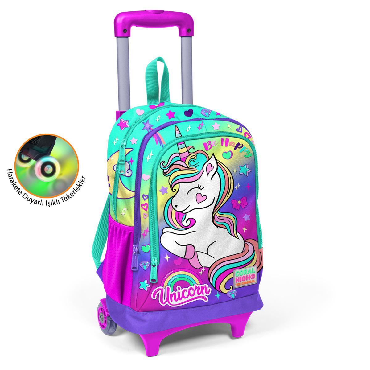 Школьный рюкзак с тремя отделениями Coral High Kids, лавандовый, водно-зеленый, с рисунком единорога 23929
Школьный рюкзак с тремя отделениями Coral High Kids, лавандовый, водно-зеленый, с рисунком единорога 23929