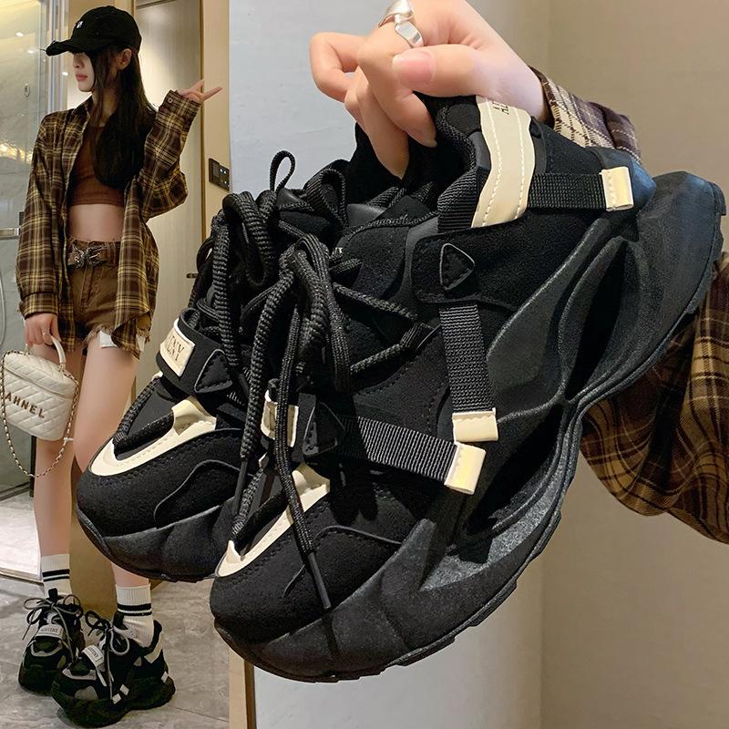 ins Korean version of the new dad shoes for women s spring students running sports thick-soled heightening casual shoes FB7703 40
ins Korean version of the new dad shoes for women s spring students running sports thick-soled heightening casual shoes FB7703 40