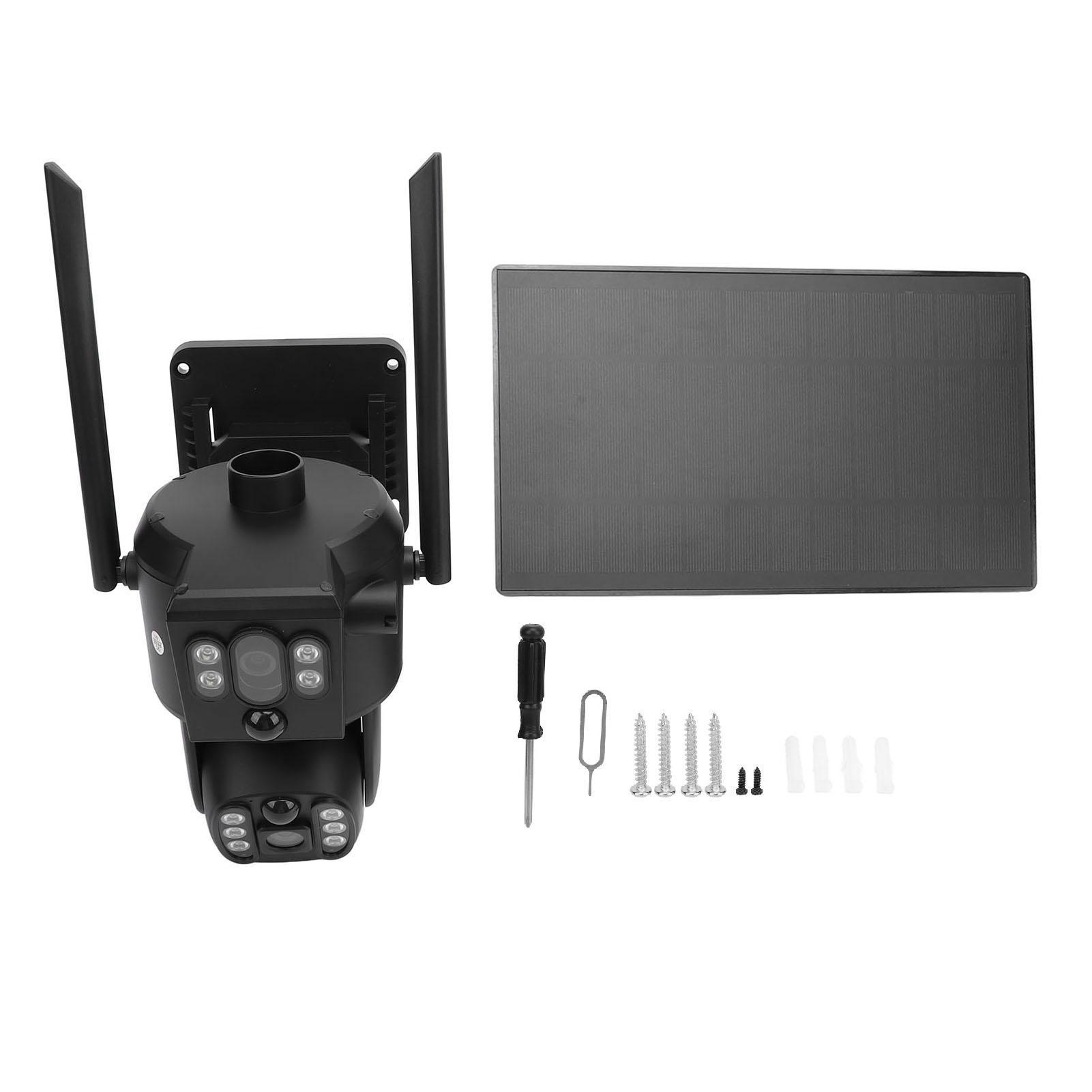 Solar Security Camera 8MP 4K Dual Lens Wireless Full Color Night Vision 2 Way Talk Human Detection I
Solar Security Camera 8MP 4K Dual Lens Wireless Full Color Night Vision 2 Way Talk Human Detection I