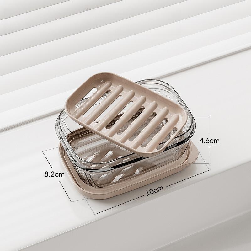 Light Luxury Soap Box with Lid Double Drain Box Household Soap Box Toilet Countertop Soap Rack Bathroom Shelf
Light Luxury Soap Box with Lid Double Drain Box Household Soap Box Toilet Countertop Soap Rack Bathroom Shelf