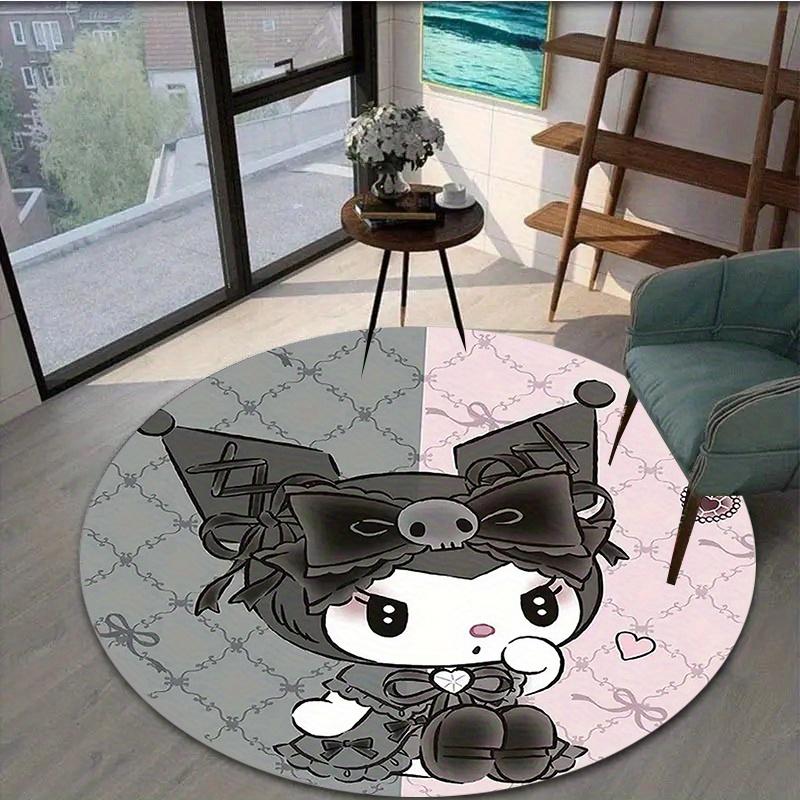 1pc Sanrio Kuromi Cartoon Area Rug - Soft Polyester, Soft Blue Design with a Cute Rabbit, Perfect for Bedroom, Office, or Living Room Decor, 60*60cm
1pc Sanrio Kuromi Cartoon Area Rug - Soft Polyester, Soft Blue Design with a Cute Rabbit, Perfect for Bedroom, Office, or Living Room Decor, 60*60cm