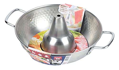Pearl Metal Warakuan HB-5969 Stainless Steel Shabu-shabu Pot, 10.2 inches (26 cm), Made in Japan, Gas Fire Only
Pearl Metal Warakuan HB-5969 Stainless Steel Shabu-shabu Pot, 10.2 inches (26 cm), Made in Japan, Gas Fire Only