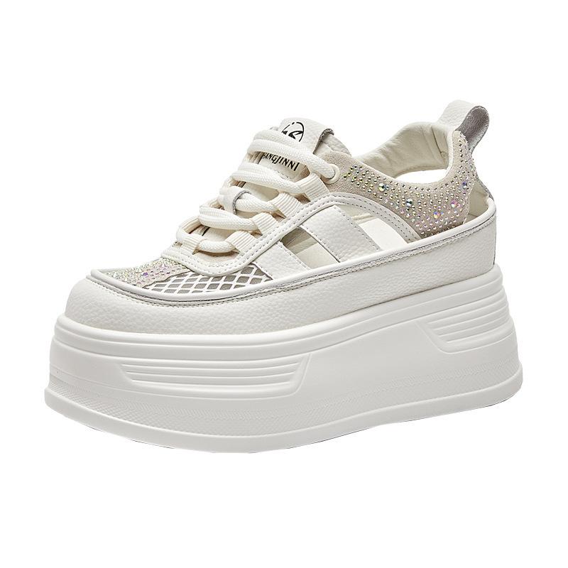 Thick-soled hollow white shoes women s 2025 new popular inner height increase women s shoes summer outer wear muffin casual sandals 39 белый
Thick-soled hollow white shoes women s 2025 new popular inner height increase women s shoes summer outer wear muffin casual sandals 39 белый