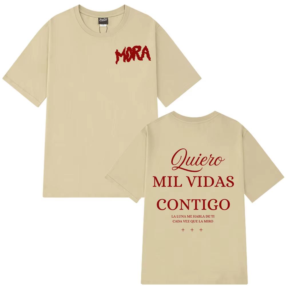 New Rapper Mora Lo Mismo De La Otra Vez Tour Album Graphic T Shirts Men s Women Vintage Oversized Short Sleeve Tops LooseT-Shirt 5XL різнокольоровий
New Rapper Mora Lo Mismo De La Otra Vez Tour Album Graphic T Shirts Men s Women Vintage Oversized Short Sleeve Tops LooseT-Shirt 5XL різнокольоровий