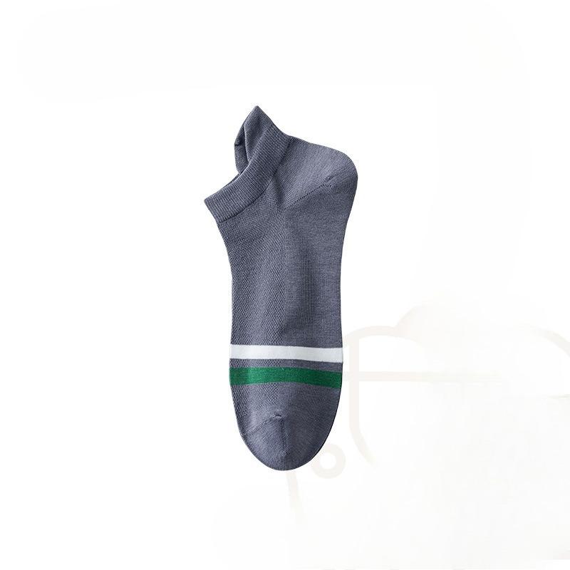 Мужские весенне-летние полосатые короткие носки-следки с торчащими ушками, повседневные и универсальные, сетчатые носки, впитывающие пот и дышащие 1 pair светло-серый
Мужские весенне-летние полосатые короткие носки-следки с торчащими ушками, повседневные и универсальные, сетчатые носки, впитывающие пот и дышащие 1 pair светло-серый