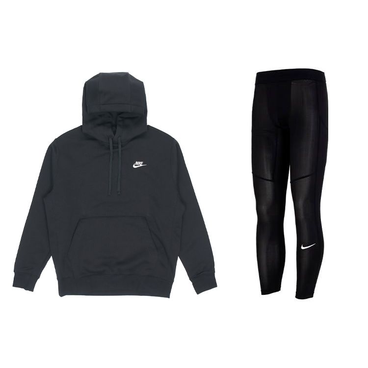 Nike Однотонный свитер с капюшоном, быстросохнущий облегающий толстовка, повседневный спортивный комплект для мужчин, спортивная одежда, черный цвет BV2655-010+FB7953-010 L
Nike Однотонный свитер с капюшоном, быстросохнущий облегающий толстовка, повседневный спортивный комплект для мужчин, спортивная одежда, черный цвет BV2655-010+FB7953-010 L