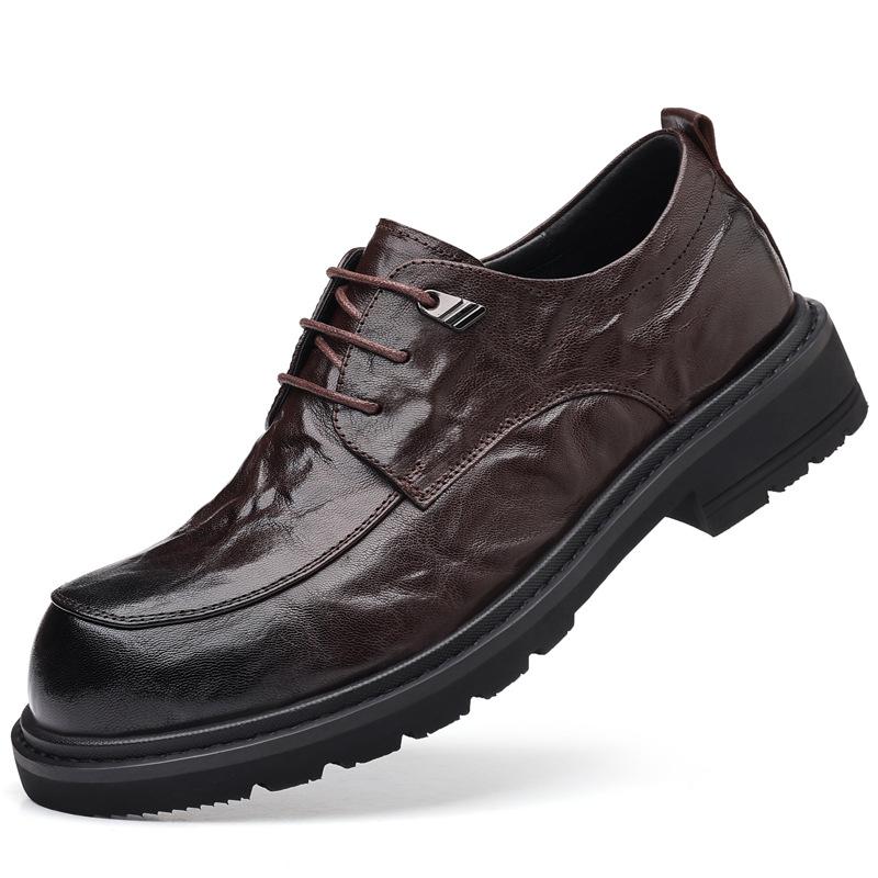 Summer new first-layer sheepskin men s casual leather shoes business leather men s shoes round head men s shoes breathable single shoes 44
Summer new first-layer sheepskin men s casual leather shoes business leather men s shoes round head men s shoes breathable single shoes 44