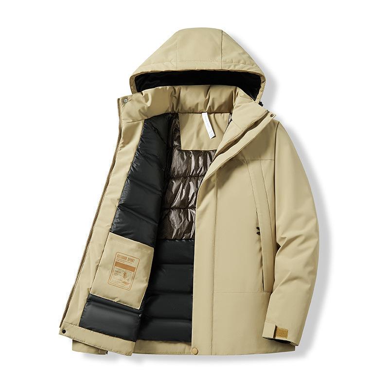 Winter Thickened Warm Jacket Graphene Sports and Leisure Hooded Cotton-padded Jacket Thickened Windproof Jacket Padded Jacket Group Buying S хаки
Winter Thickened Warm Jacket Graphene Sports and Leisure Hooded Cotton-padded Jacket Thickened Windproof Jacket Padded Jacket Group Buying S хаки