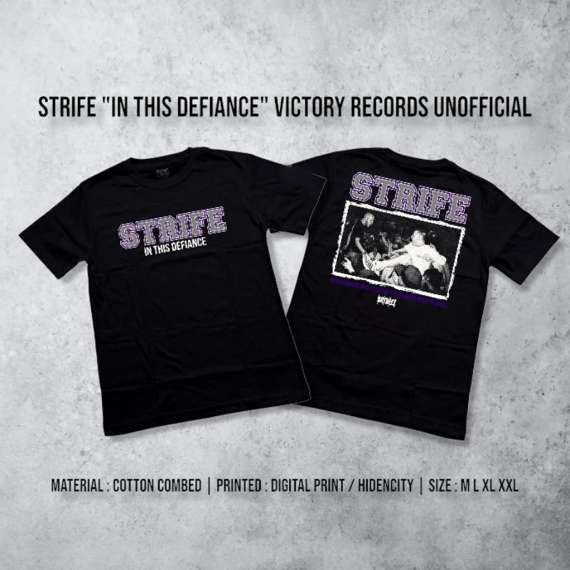 STRIFE IN THIS DEFIANCE T-Shirt VICTORY RECORDS (UNOFFICAL) IReprint S-5XL Unisex T-Shirt XXXXL
STRIFE IN THIS DEFIANCE T-Shirt VICTORY RECORDS (UNOFFICAL) IReprint S-5XL Unisex T-Shirt XXXXL