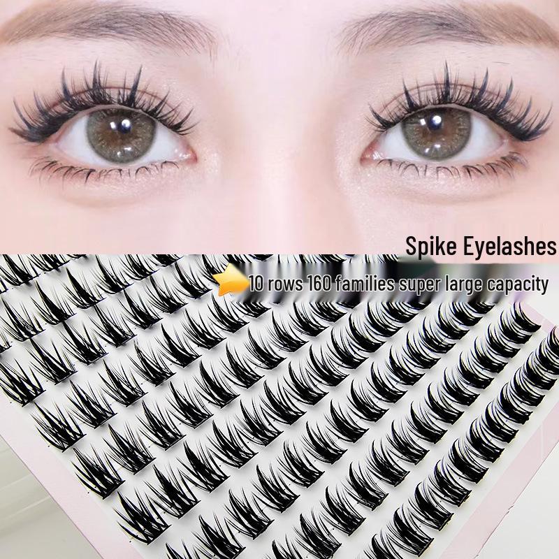Wheat Ear False Eyelashes: 10 Rows of Photogenic, Natural-Looking, Thick, Comic-Style Segmented Lashes 11mm
Wheat Ear False Eyelashes: 10 Rows of Photogenic, Natural-Looking, Thick, Comic-Style Segmented Lashes 11mm