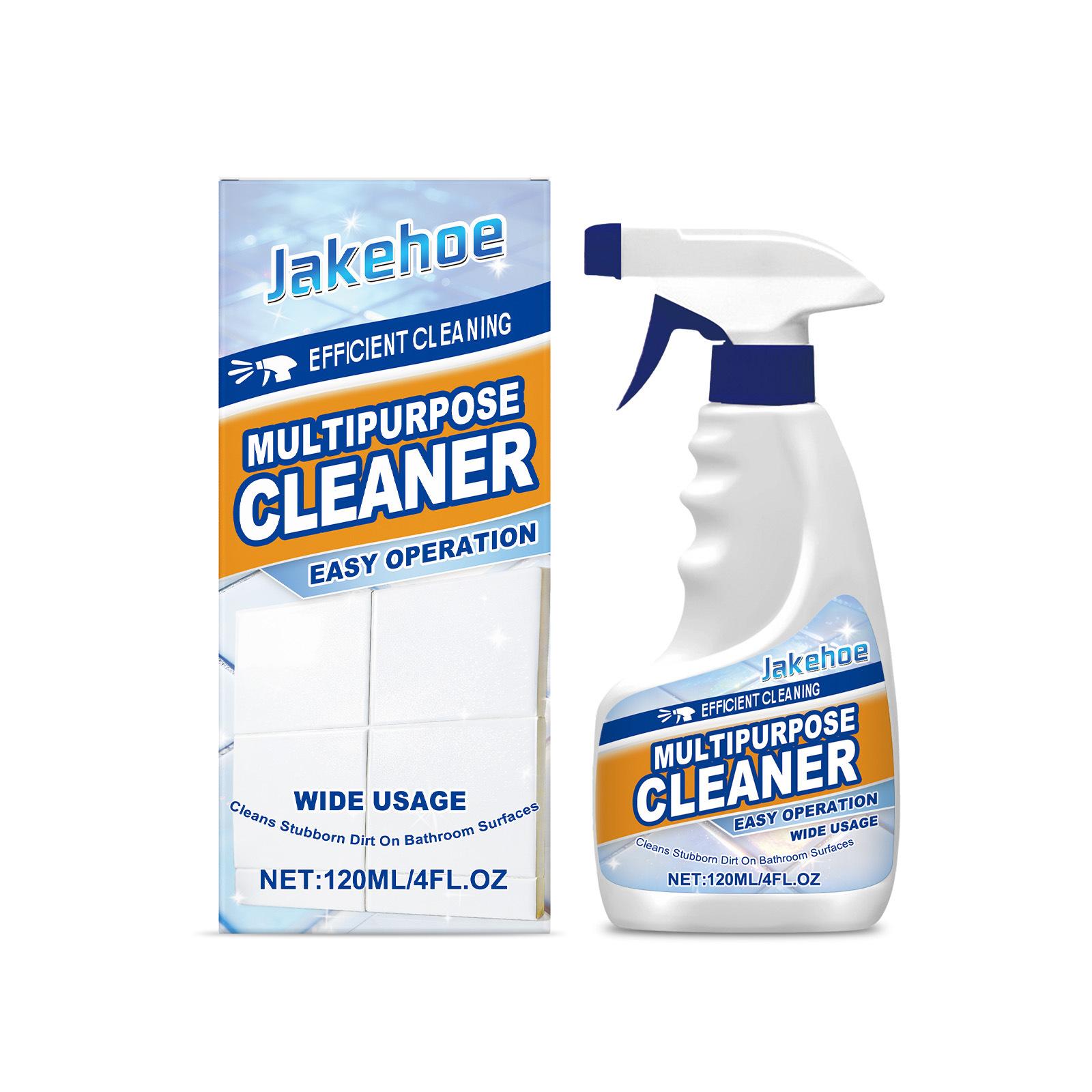 Jakehoe Household Cleaning Spray for Kitchen Floor Glass Car Deep Stain Remover Deodorizing Multipurpose Decontamination Cleaner 120ml
Jakehoe Household Cleaning Spray for Kitchen Floor Glass Car Deep Stain Remover Deodorizing Multipurpose Decontamination Cleaner 120ml