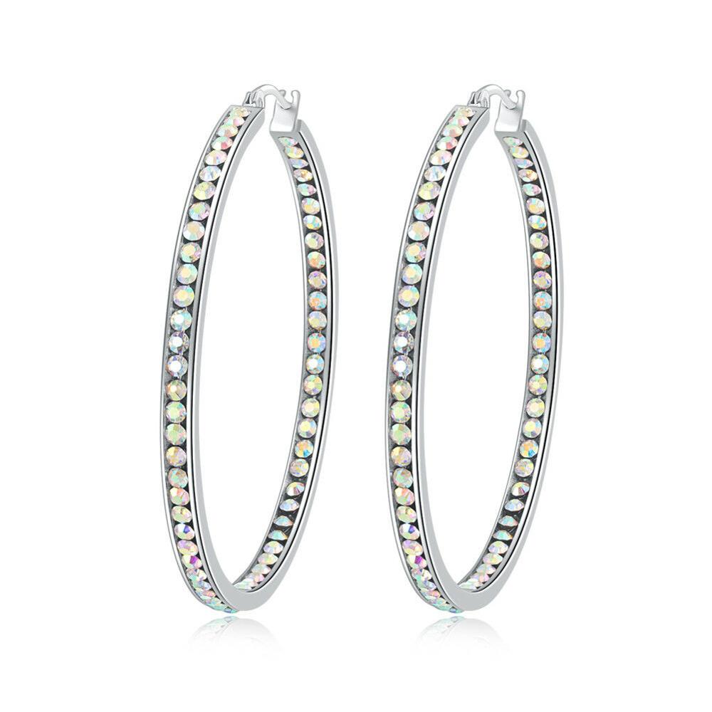 CiNily 9 Tone Rose Gold Silver Plated Black Hoop Earrings Stainless Steel CZ Crystal Big Round Circle Rock Punk Fully-Jewelled
CiNily 9 Tone Rose Gold Silver Plated Black Hoop Earrings Stainless Steel CZ Crystal Big Round Circle Rock Punk Fully-Jewelled
