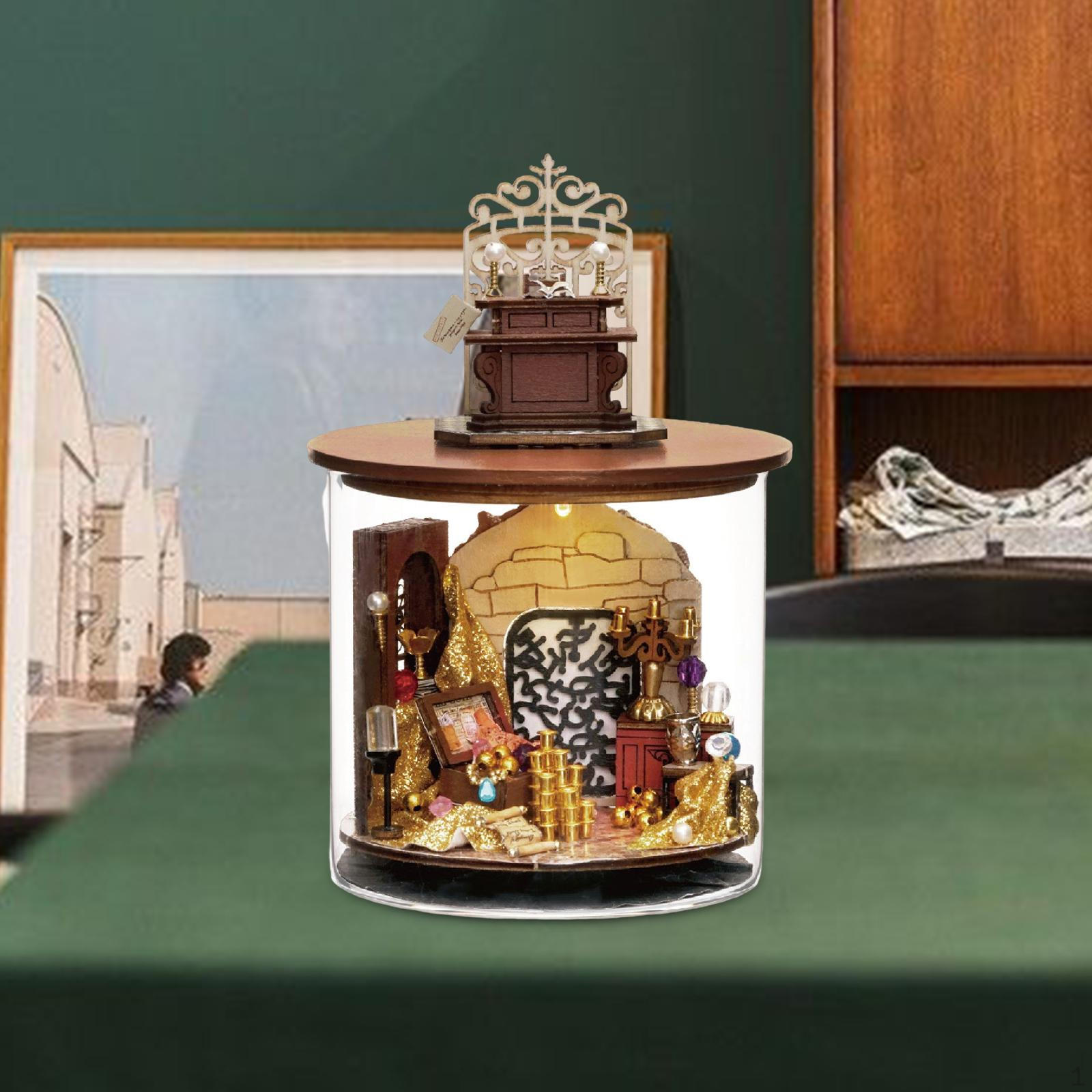 Миниатюрный кукольный домик своими руками, набор «Бутылка мечты», 3D-строительная головоломка, ручная работа, крошечный дом, модель куклы Style B
Миниатюрный кукольный домик своими руками, набор «Бутылка мечты», 3D-строительная головоломка, ручная работа, крошечный дом, модель куклы Style B