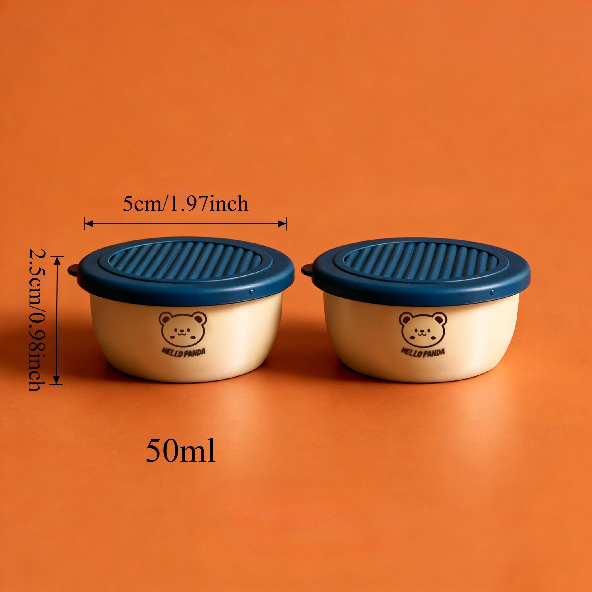 2/6Pcs Mini Plastic Dressing Sauce Container Reusable Round Dipping Sauce Cup With Lid Outdoor Portable Leak-proof Sauce Box
2/6Pcs Mini Plastic Dressing Sauce Container Reusable Round Dipping Sauce Cup With Lid Outdoor Portable Leak-proof Sauce Box