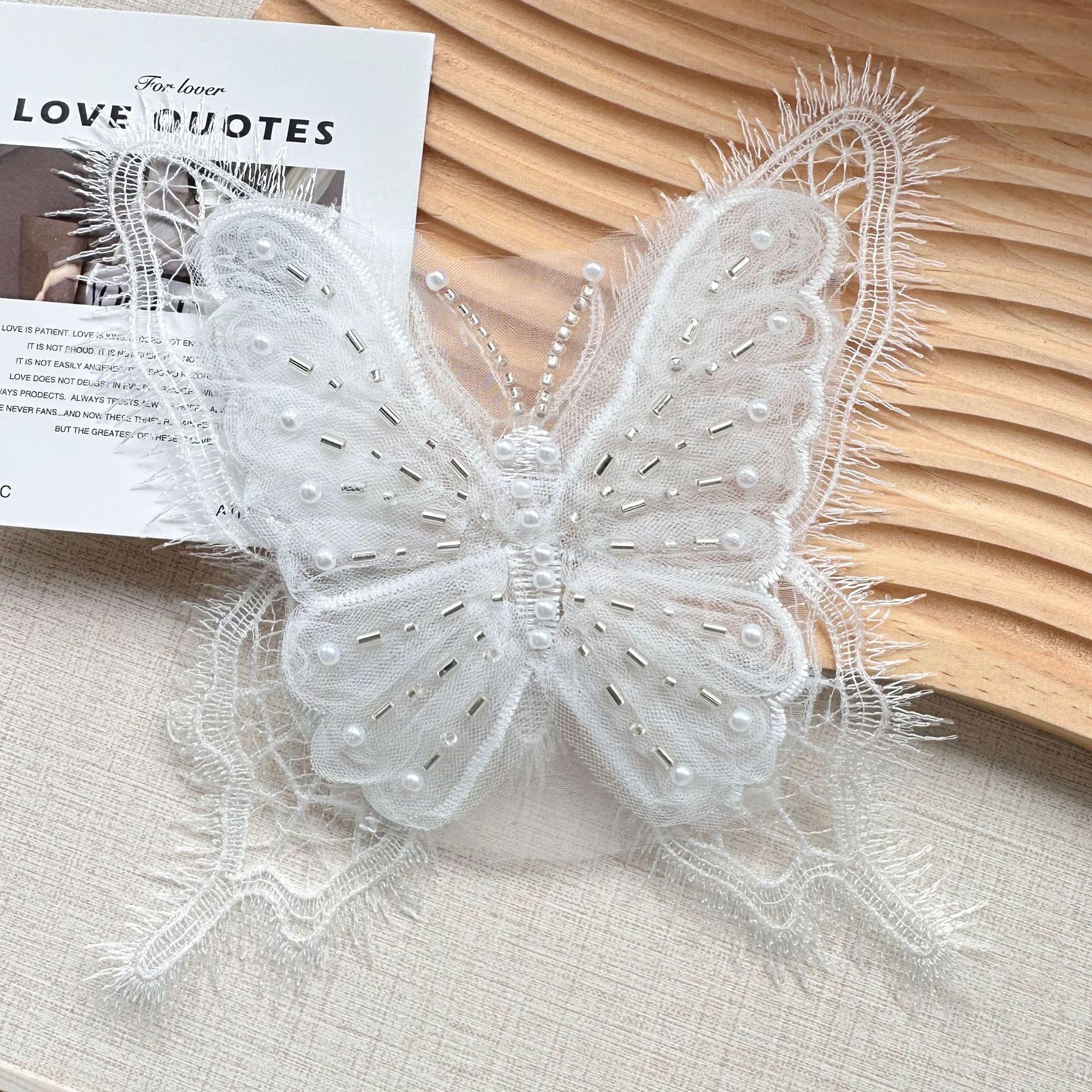 White Fairy Gas Bead Sequin Three-Dimensional Butterfly Clothing Sweater Hair Accessories Dress Children S Clothing Decorative Accessories Sticker 7457
White Fairy Gas Bead Sequin Three-Dimensional Butterfly Clothing Sweater Hair Accessories Dress Children S Clothing Decorative Accessories Sticker 7457