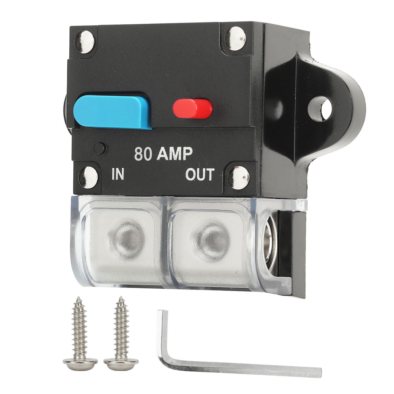 DC24V Circuit Breaker with Manual Reset Switch Short Circuit Protection for Car Boat Ships RV
DC24V Circuit Breaker with Manual Reset Switch Short Circuit Protection for Car Boat Ships RV