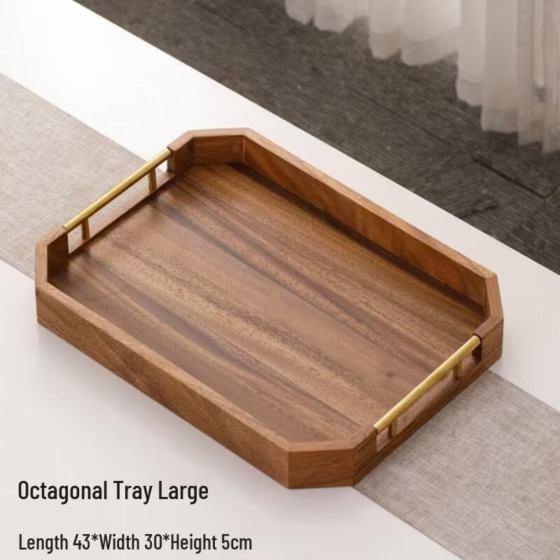 Retro Wave Metal Handle Octagonal Tray
Retro Wave Metal Handle Octagonal Tray